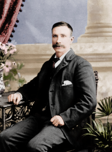 John Duffy snr color tint photo c.1895