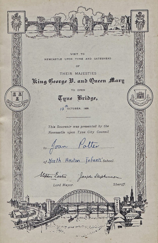 Royal visit certificate