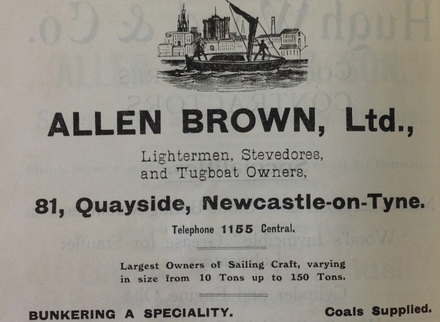Ad for Allen Brown wherry owners