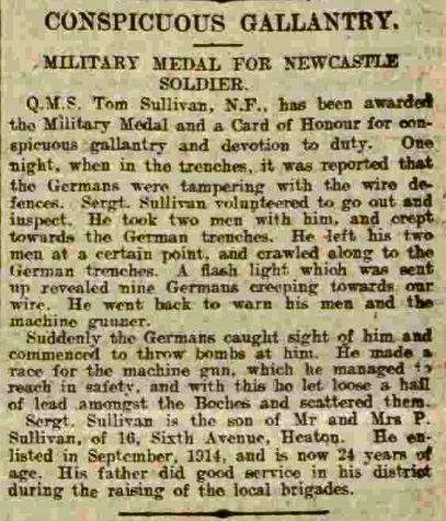 Newcastle Journal 18 November 1916